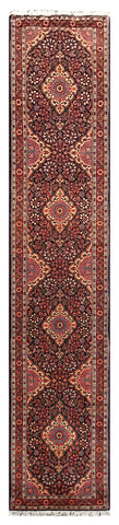 27084-Sarough Hand-Knotted/Handmade Persian Rug/Carpet Traditional Authentic/ Size: 12'6"x 2'4"