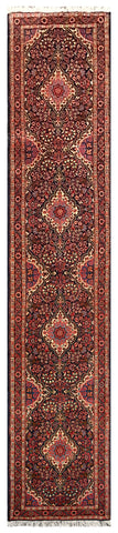 27083-Sarough Hand-Knotted/Handmade Persian Rug/Carpet Traditional Authentic/ Size: 12'1"x 2'4"