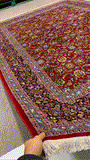 26701-Kashan Hand-Knotted/Handmade Persian Rug/Carpet Traditional/Authentic/Size: 9'8" x 6'8"