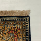 27085-Ghom Hand-knotted/Handmade Persian Rug/Carpet Traditional Authentic/ Size: 5'6" x 3'9"