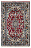27089- Isfahan Persian Hand-Knotted Authentic/Traditional Carpet/Rug/ Size: 8'3" x 5'1"