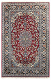 27089- Isfahan Persian Hand-Knotted Authentic/Traditional Carpet/Rug/ Size: 8'3" x 5'1"