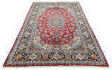 27089- Isfahan Persian Hand-Knotted Authentic/Traditional Carpet/Rug/ Size: 8'3" x 5'1"
