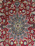 27089- Isfahan Persian Hand-Knotted Authentic/Traditional Carpet/Rug/ Size: 8'3" x 5'1"