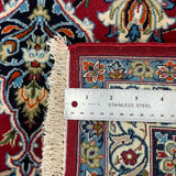 27089- Isfahan Persian Hand-Knotted Authentic/Traditional Carpet/Rug/ Size: 8'3" x 5'1"