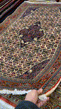 27102-Bidjar Hand-Knotted/Handmade Persian Rug/Carpet Traditional/ Authentic/ Size: 5'5"x 3'9"