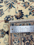27106- Nain Hand-knotted Persian Rug/Carpet Traditional Authentic/ Size: 5'6" x 3'3"