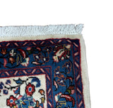 27107-Sarough Hand-Knotted/Handmade Persian Rug/Carpet Traditional Authentic/ Size: 4'2"x 2'2"