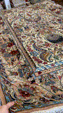 27101- Isfahan Persian Hand-Knotted Authentic/Traditional Carpet/Rug/ Size: 8'0" x 5'0"