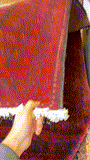 27113- Royal Balutch Persian Hand-knotted Authentic/Nomadic/Tribal Rug/Carpet/ Size: 9'5" x 3'4"
