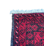 27113- Royal Balutch Persian Hand-knotted Authentic/Nomadic/Tribal Rug/Carpet/ Size: 9'5" x 3'4"