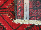 27113- Royal Balutch Persian Hand-knotted Authentic/Nomadic/Tribal Rug/Carpet/ Size: 9'5" x 3'4"