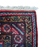 27116-Hamadan Hand-Knotted/Handmade Persian Rug/Carpet Tribal/Nomadic Authentic/ Size: 16'5" x 3'4"