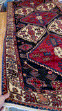 27120- Bakhtiar Hand-Knotted/Handmade Persian Rug/Carpet Traditional Authentic/ Size : 9'10" x 4'4"
