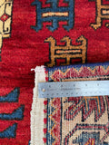 27120- Bakhtiar Hand-Knotted/Handmade Persian Rug/Carpet Traditional Authentic/ Size : 9'10" x 4'4"
