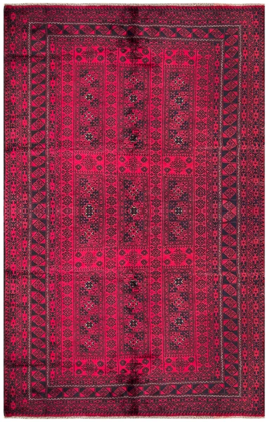 25821-Balutch Hand-Knotted/Handmade Persian Rug/Carpet Tribal/Nomadic Authentic/ Size: 8'6" x 5'5"/259cm x 165cm