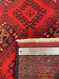 25387 - Khal Mohammad Hand-Knotted/Handmade Afghan Rug/Carpet/Traditional/Authentic/Size: 6'2" x 4'2"