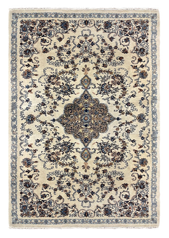 27127-Kashan Hand-Knotted/Handmade Persian Rug/Carpet Traditional/Authentic/Size: 6'7" x 4'2"