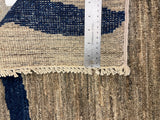 27126- Chobi Ziegler Afghan Hand-Knotted Contemporary/Traditional/Size: 10'1" x 1'7"