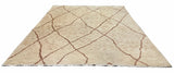 27093 -  Hand-knotted Tangier Semi Antique /Modern Carpet/Rug / Size: 9'9" x 8'0"