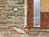27094- Royal Chobi Ziegler Afghan Hand-Knotted Contemporary/Traditional/Size: 9'3" x 6'4"