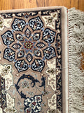 26716- Isfahan Persian Hand-Knotted Authentic/Traditional Carpet/Rug/ Size: 8'0'' x 5'3''