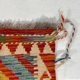 25879- Kelim Hand-Woven/Flat Weaved/Handmade Afghan /Carpet Tribal/Nomadic Authentic/Size: 4'0" x 2'8"