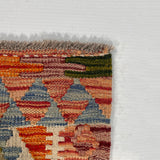 25877- Kelim Hand-Woven/Flat Weaved/Handmade Afghan /Carpet Tribal/Nomadic Authentic/Size: 3'10" x 2'8"