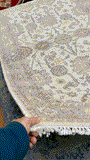 27154- Royal Ushak Hand-Knotted/Handmade Indian Rug/Carpet Traditional/Authentic/Size: 5'9" x 3'10"/175cm x 117cm