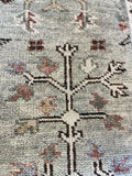 27152- Royal Ushak Hand-Knotted/Handmade Indian Rug/Carpet Traditional/Authentic/Size: 8'0" x 2'8"/244cm x 81cm