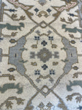 27168- Royal Ushak Hand-Knotted/Handmade Indian Rug/Carpet Traditional/Authentic/Size: 7'10" x 2'7"/239cm x 79cm
