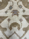 27175- Royal Ushak Hand-Knotted/Handmade Indian Rug/Carpet Traditional/Authentic/Size: 9'2" x 6'1"/279cm x 185cm