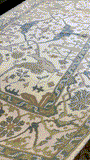 27177- Royal Ushak Hand-Knotted/Handmade Indian Rug/Carpet Traditional/Authentic/Size: 8'10" x 6'0"/269cm x 183cm