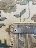 27177- Royal Ushak Hand-Knotted/Handmade Indian Rug/Carpet Traditional/Authentic/Size: 8'10" x 6'0"/269cm x 183cm