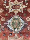 27144- Royal Heriz Hand-Knotted/Handmade Indian Rug/Carpet Traditional/Authentic/Size: 9'1" x 5'10"/277cm x 178cm