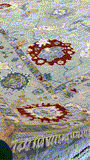 27156- Royal Ushak Hand-Knotted/Handmade Indian Rug/Carpet Traditional/Authentic/Size: 10'0" x 8'0"/305cm x 244cm