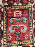 26663 - Chobi Hand-Knotted/Handmade Afghan Tribal/Nomadic Authentic/Size: 2'0" x 1'3"