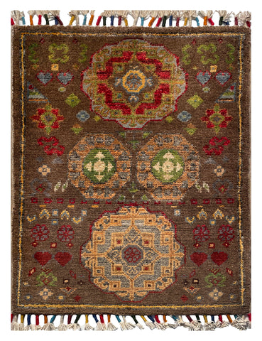 26183 -  Hand-knotted Contemporary Chobi Ziegler /Modern Carpet/Rug / Size: 2'0" x1'5"