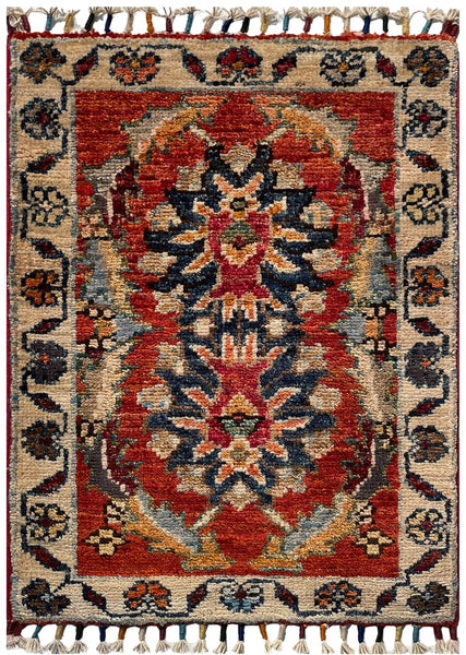 26171 -  Hand-knotted Contemporary Chobi Ziegler /Modern Carpet/Rug / Size: 2'0" x 1'4"