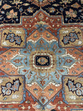 27141- Royal Heriz Hand-Knotted/Handmade Indian Rug/Carpet Traditional/Authentic/Size: 14'10" x 11'9"/452cm x 358cm