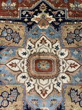 27139- Royal Heriz Hand-Knotted/Handmade Indian Rug/Carpet Traditional/Authentic/Size: 13'4" x 9'7"/406cm x 292cm