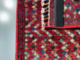 26542-Chobi Ziegler Hand-Knotted/Handmade Afghan Rug/Carpet Modern Authentic/Size: 2'0" x 1'3"