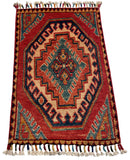 26571 -  Hand-knotted Contemporary Chobi Ziegler /Modern Carpet/Rug / Size: 2'0" x1'3"