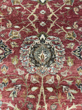 27384- Royal Heriz Hand-Knotted/Handmade Indian Rug/Carpet traditional/Authentic/Size:9'2" x 6'2"/279cm x 249cm