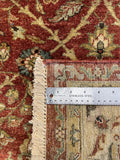 27384- Royal Heriz Hand-Knotted/Handmade Indian Rug/Carpet traditional/Authentic/Size:9'2" x 6'2"/279cm x 249cm