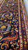 27373-Hamadan Hand-Knotted/Handmade Persian Rug/Carpet Tribal/Nomadic Authentic/ Size: 10'2" x 2'8"/310cm x 81cm