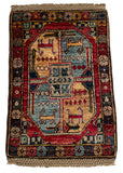 26654 - Chobi Hand-Knotted/Handmade Afghan Tribal/Nomadic Authentic/Size: 2'0" x 1'3"