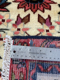 27368-Hamadan Hand-Knotted/Handmade Persian Rug/Carpet Tribal/Nomadic Authentic/ Size: 10'4" x 2'3"/315cm x 69cm