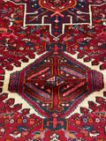 27378- Garadjeh Hand-Knotted/Handmade Persian Rug/Carpet Traditional/Authentic/Size: 6'9" x 4'7"/206cm x 140cm
