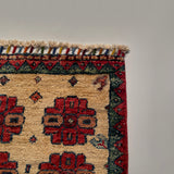26569 -  Hand-knotted Contemporary Chobi Ziegler /Modern Carpet/Rug / Size: 2'0" x1'3"
